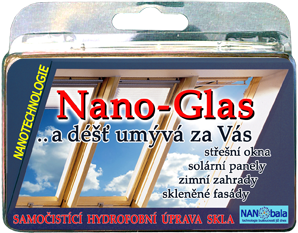 Impregnace střešních oken Nano-Glas